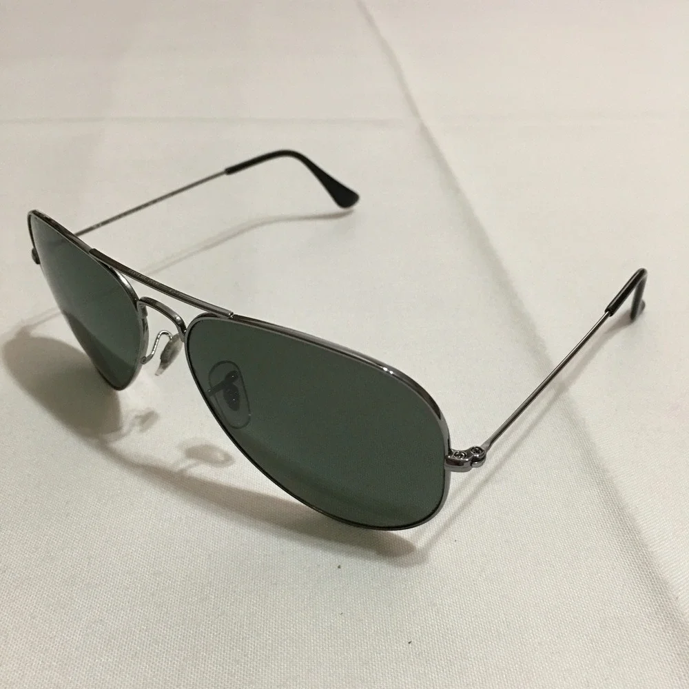 Ray-Ban RB3025 Aviator Large Metal 004/58 58-14-135 Green Polarized